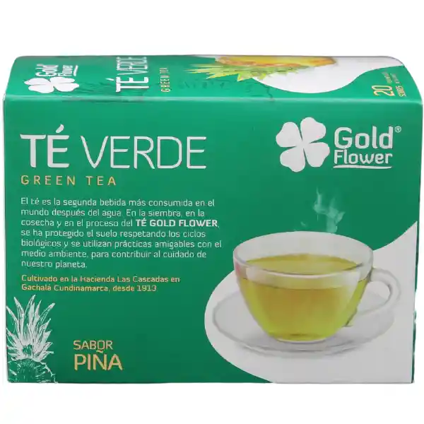 Te Verde Piña Gold Flower 20 Sobres