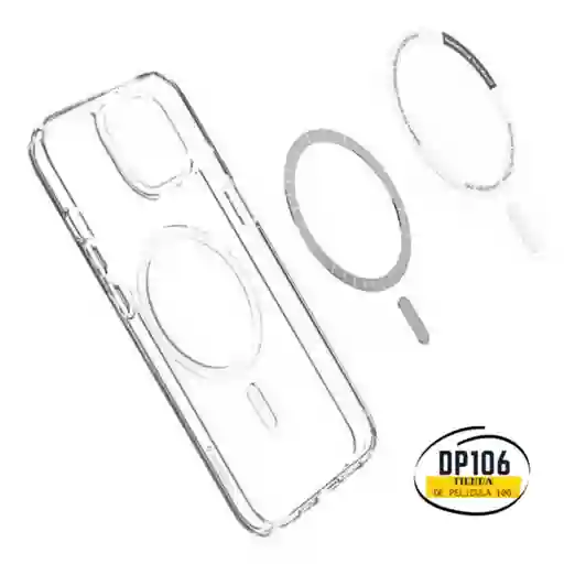 Iphone 14 Pro Funda / Space / Estuche Magnético Magsafe Transparente