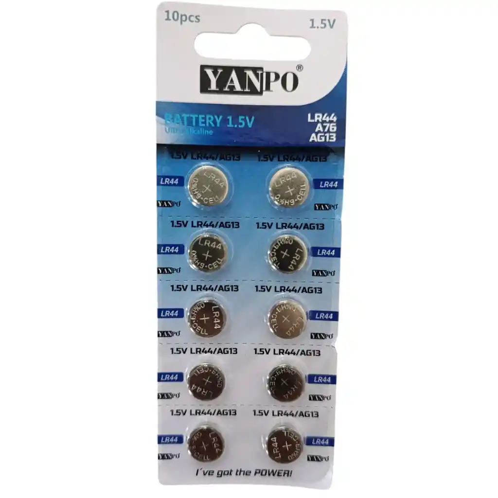 Pila O Bateria Lr44 | Ag13 | A76 Tipo Boton | X2 Und