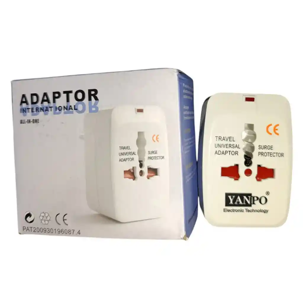 Adaptador Convertidor Enchufe Europeo Universal De Viaje