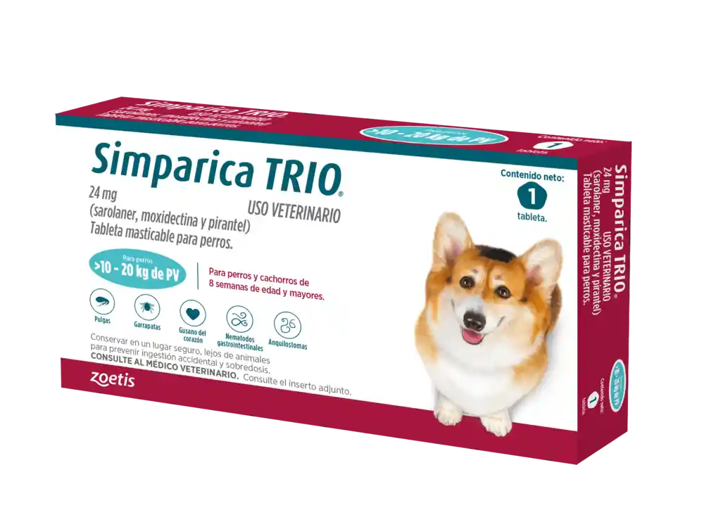 Simparica Trio 10 - 20 Kg