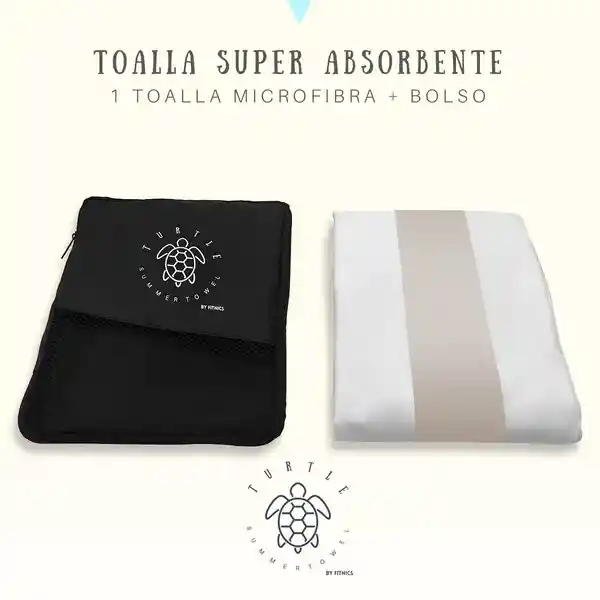 Toalla De Microfibra Secado Rapido Playa Viaje + Estuche Sand