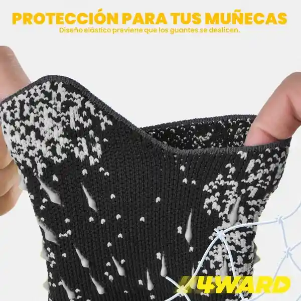 Guantes Futbol Arquero Portero 4ward Agarre Profesional - Talla Xss