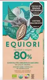 Bar De Choco Sin Azucar 80%x80g Equiori