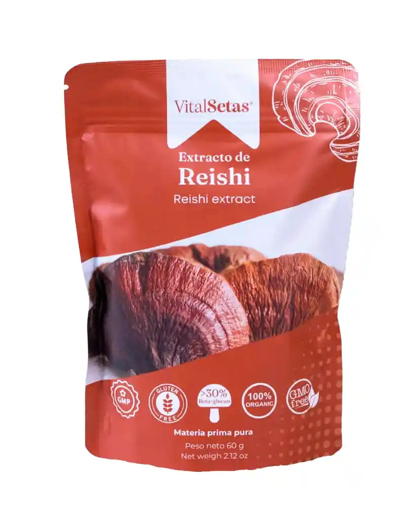 Extracto De Reishi Vital Setas 60 Gr