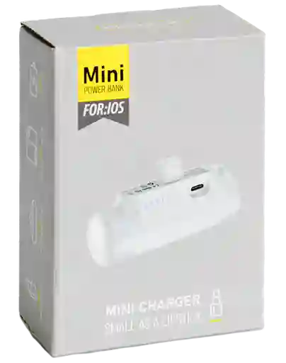 Mini Power Bank Iphone Sy01 Blanco