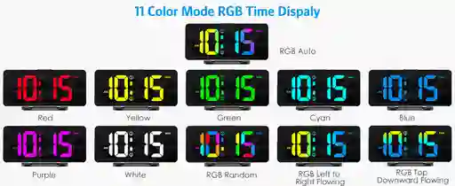 Reloj De Mesa Led