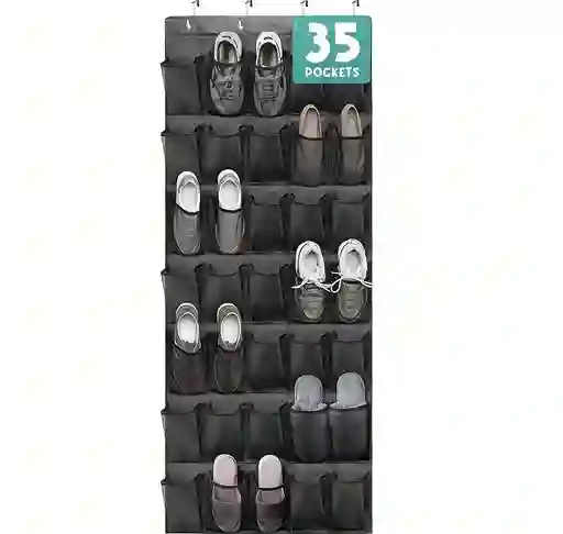 Zapatero Plegable Con 35 Separadores Multifuncional