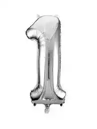 Globo Plateado #1 32"