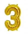 Globo Dorado #3 32"