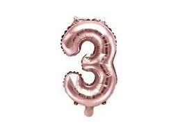 Globo Oro Rosa #3 32"