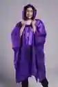 Poncho Impermeable Unisex Morado Talla Unica