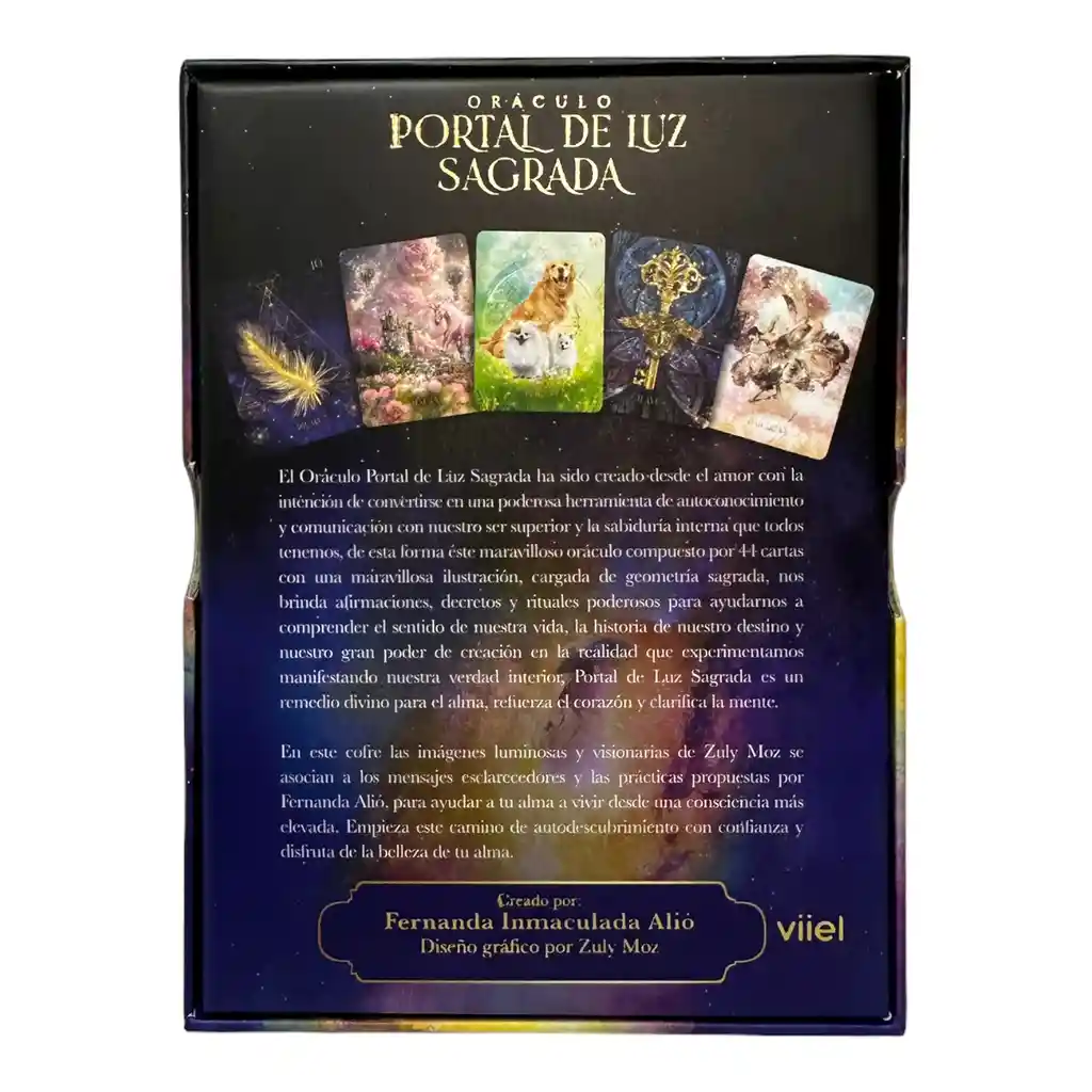 Oráculo Portal De Luz Sagrada | 44 Cartas | Nuevo Y Original