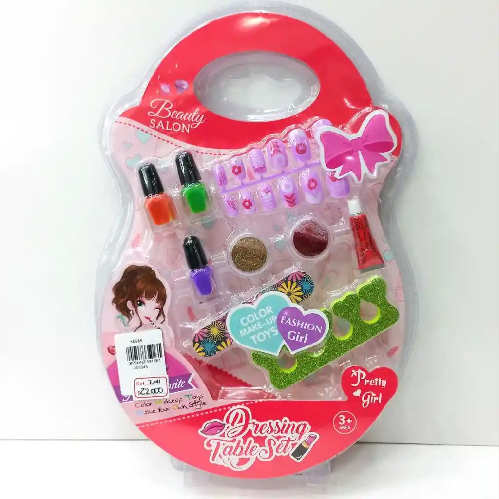 Set De Uñas Sencillo Para Niñas