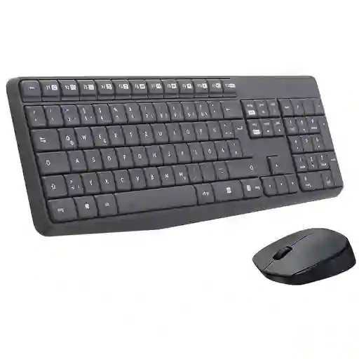 Combo Inalambrico Silencioso Mouse Y Teclado Mk235