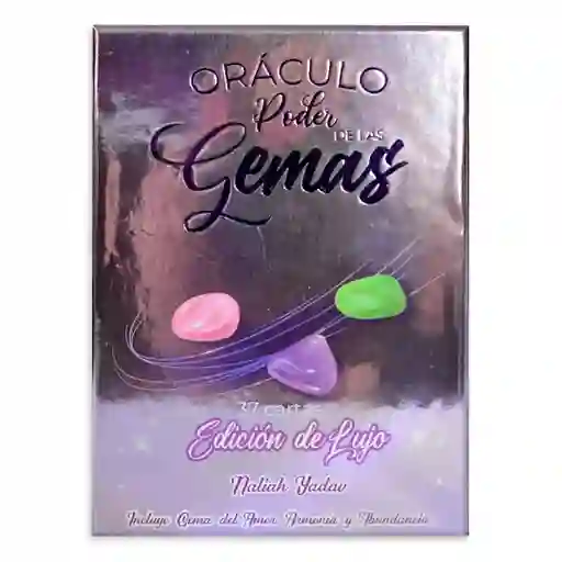 Oráculo Poder De Las Gemas | 37 Cartas | Edición De Lujo