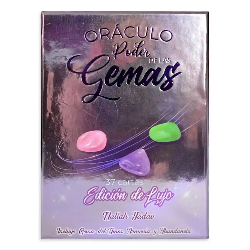 Oráculo Poder De Las Gemas | 37 Cartas | Edición De Lujo