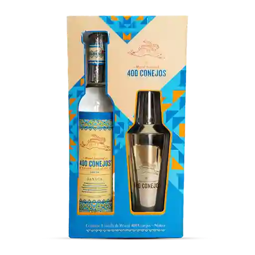 Mezcal 400 Conejos 750 Ml Gts Shaker