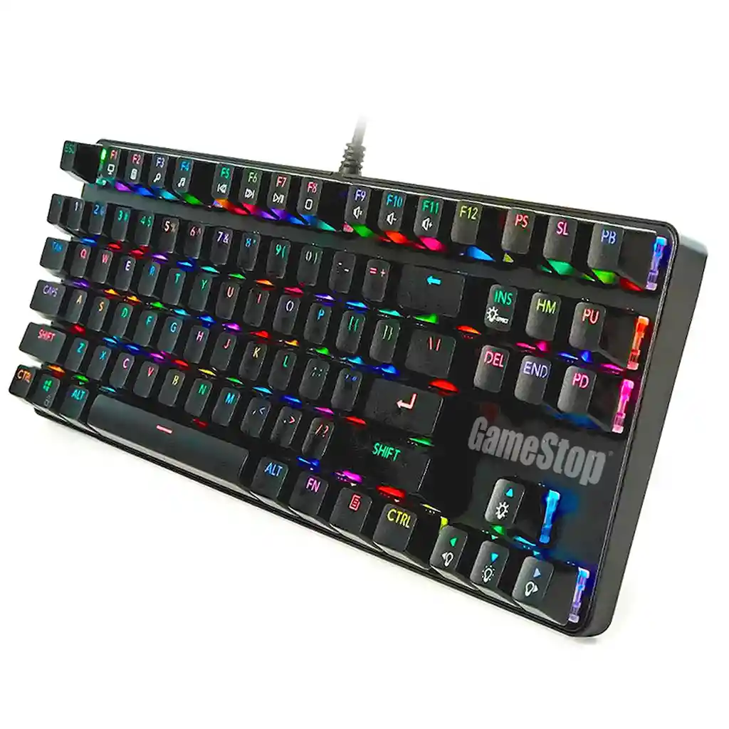 Teclado Mecánico Gamer 75% Rgb Gamestop Gs200-n