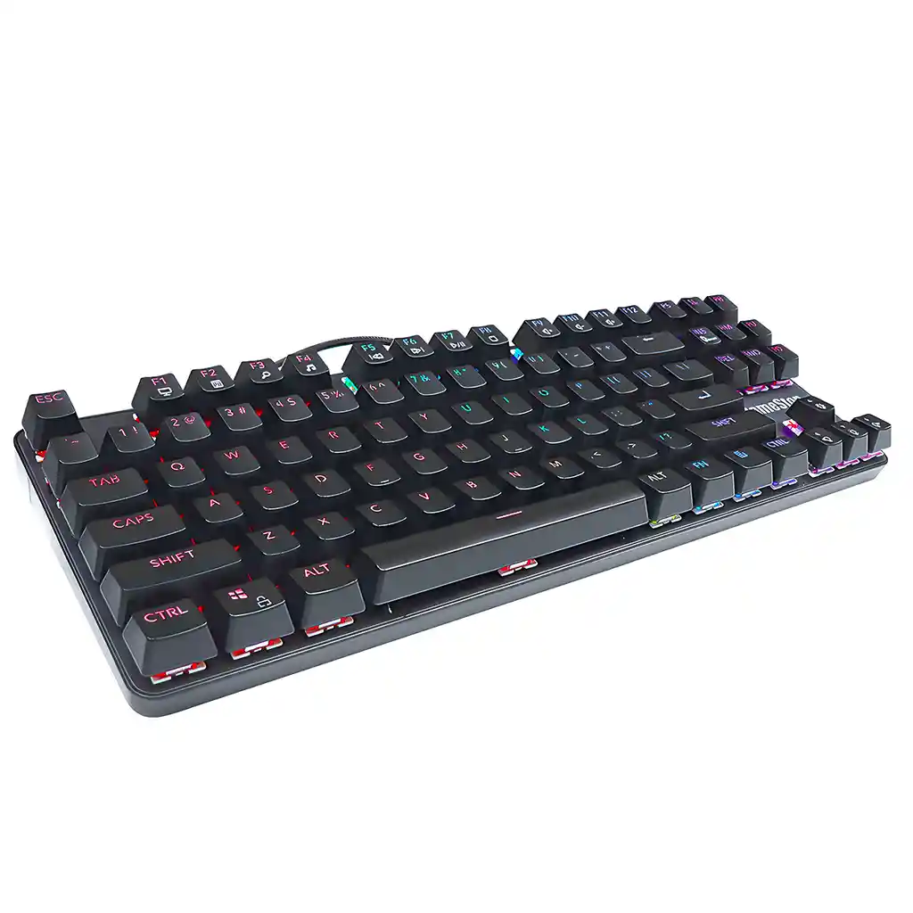 Teclado Mecánico Gamer 75% Rgb Gamestop Gs200-n