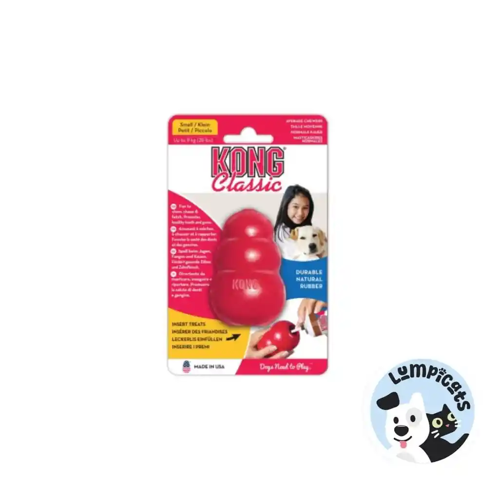 Kong Perro Caucho Classic Portapasabocas Small