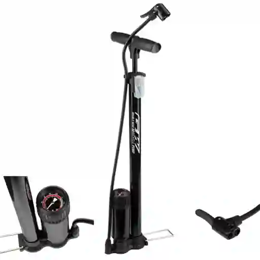 Inflador De Bicicleta Con Manómetro Multi Usos Gw
