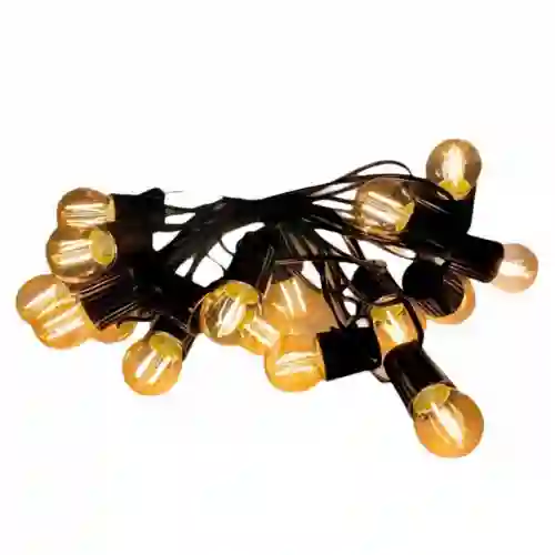Extensión Luces Vintage Luz Cálida X 10 Mts (20 Bombillos)
