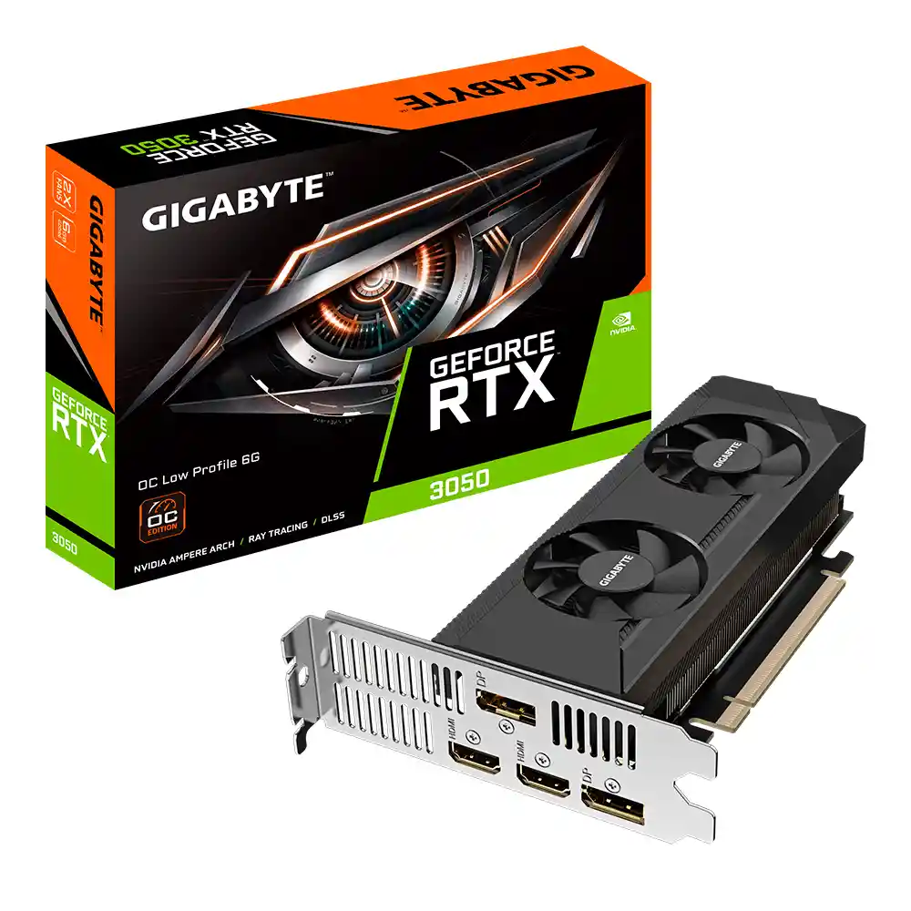 Tarjeta De Video Gigabyte Geforce Rtx 3050 Oc Low Profile Gddr6 6gb