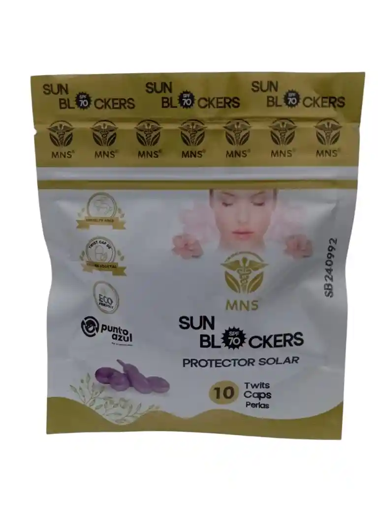 Sunblockers X 10 Perlas Natural System