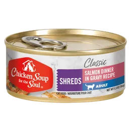 Chicken Soup Classic Cat - Salmon Dinner In Gravy Recipe Shreds 156g