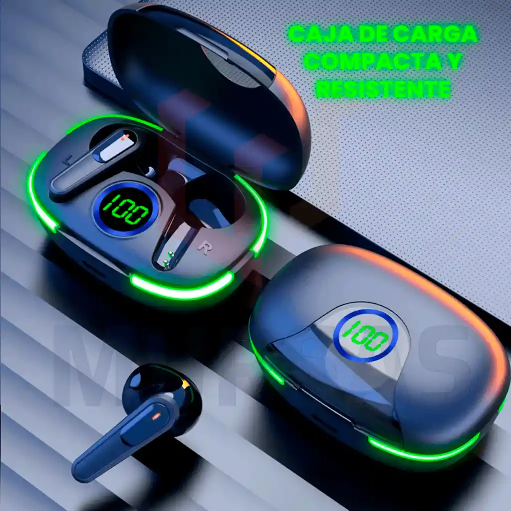 Auriculares Gamer Inalámbricos Audifonos Con Luz Led