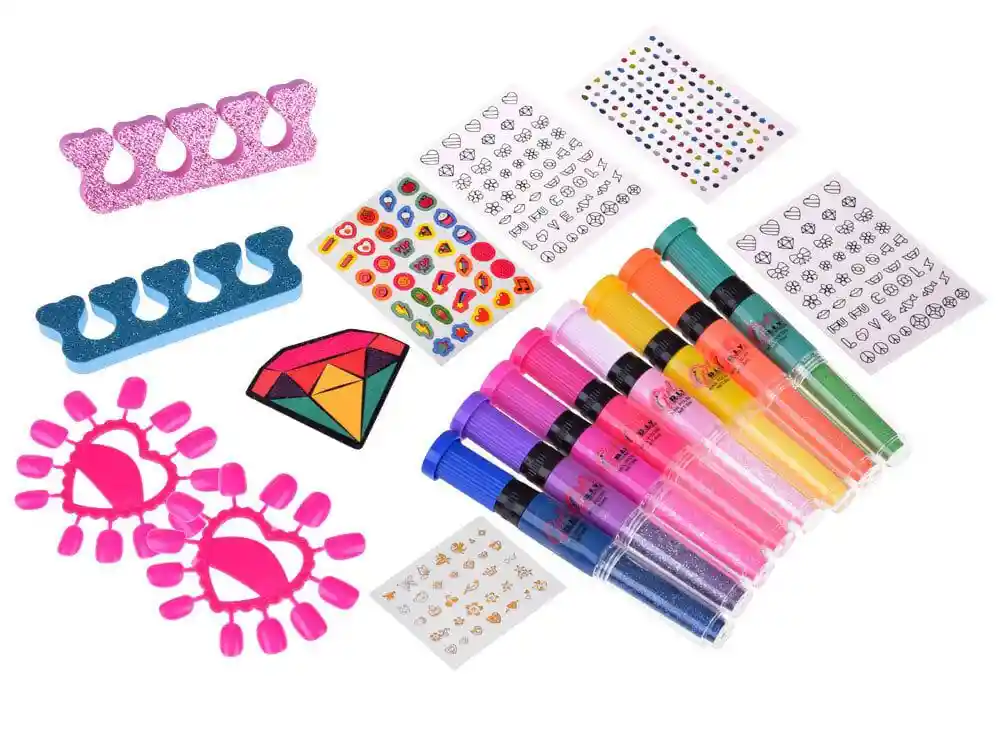 Kit Manicura Niñas Moderno 3 En 1