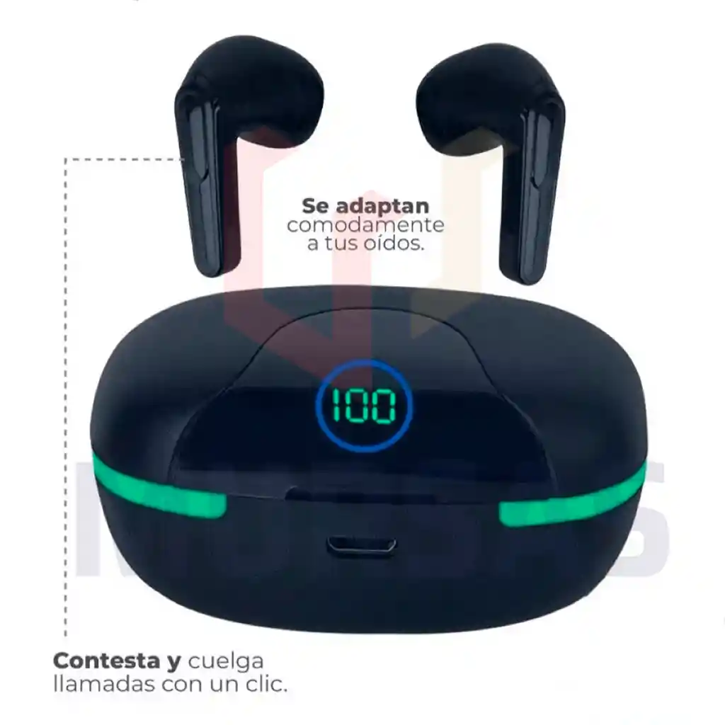 Audífonos Inalámbricos Bluetooth Función Carga Inalámbrica