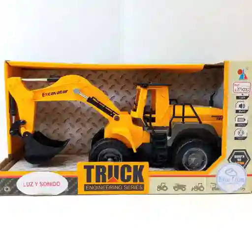 Retroexcavadora Luz Y Sonido