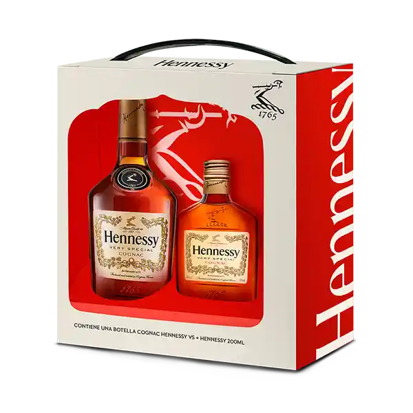 Cognac Hennessy 700ml Gts Hennessy 200ml