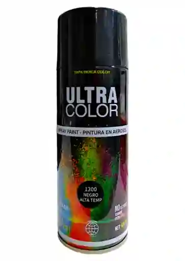 Aerosol Negro Brillante Ultracolor 400 Ml