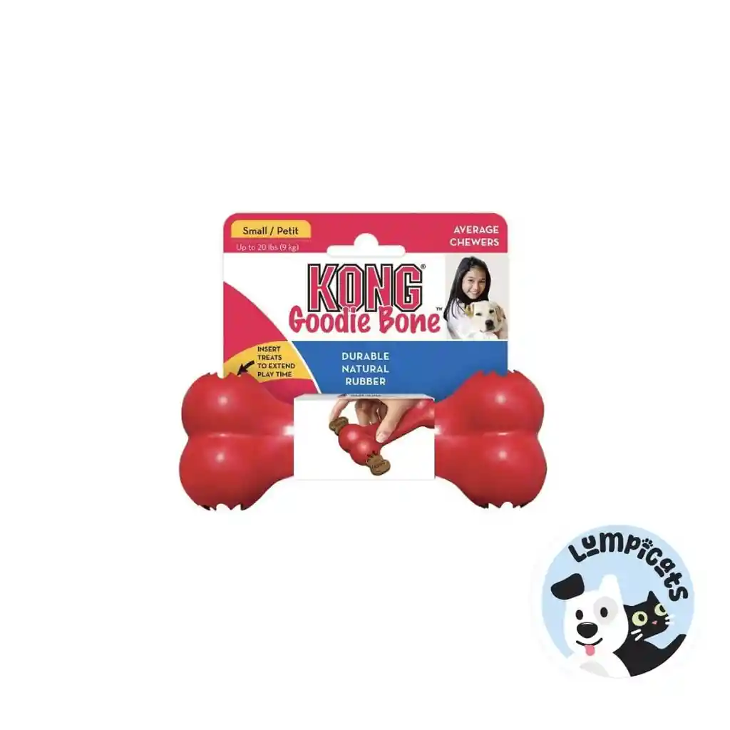 Kong Perro Caucho Classic Hueso Small