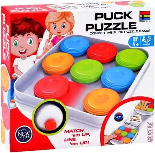 Puck Puzzle ¡un Juego Desafiante! Ordena La Secuencia, Juego De Mesa Interactivo