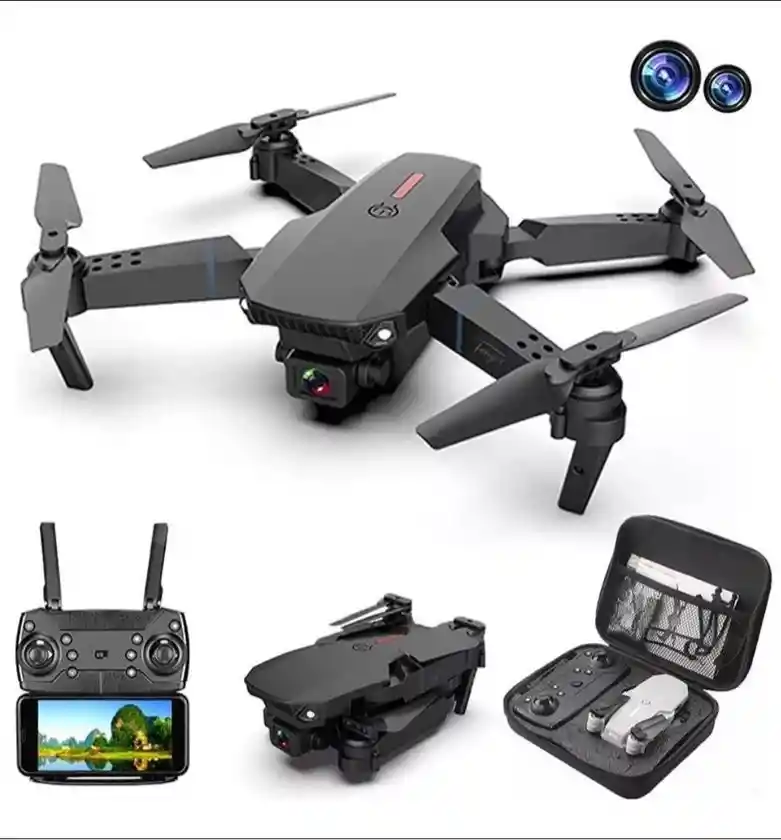 Drone E88 Doble Camara Doble Bateria