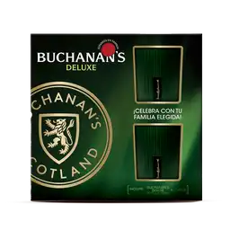 Whisky Buchanans 12a 750ml+2vasos Pack