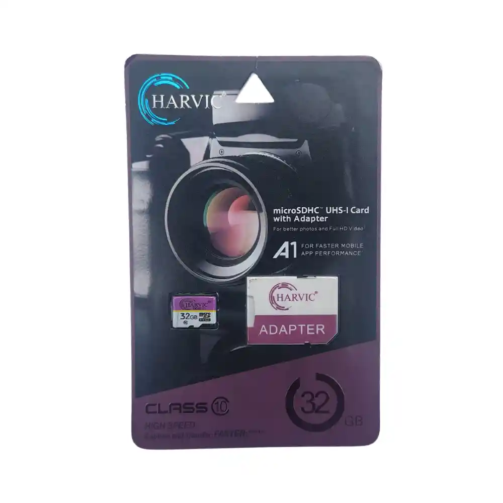 Memoria Micro Usb Tarjeta 32 Gb Clase 10 Original Harvic