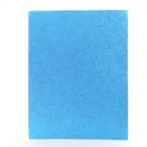 Foamy Carta Escarchado Azul Claro