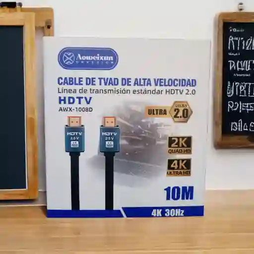 Cable Hdmi 10 Metros Alta Definición Hd 1080p Velocidad 4k