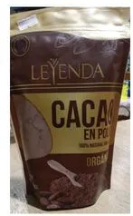 Cacao En Polvo Organico X200g Leyenda