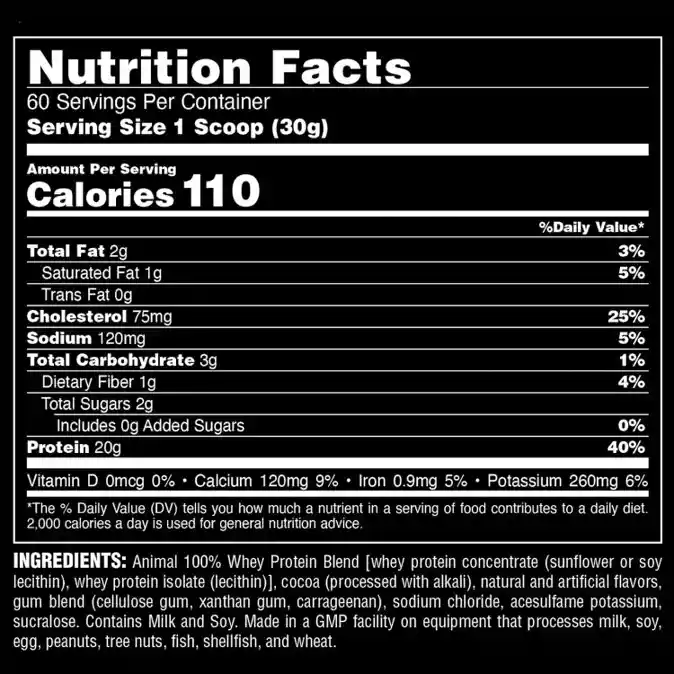 Proteina Animal Whey 100% Proteina De Suero En Polvo