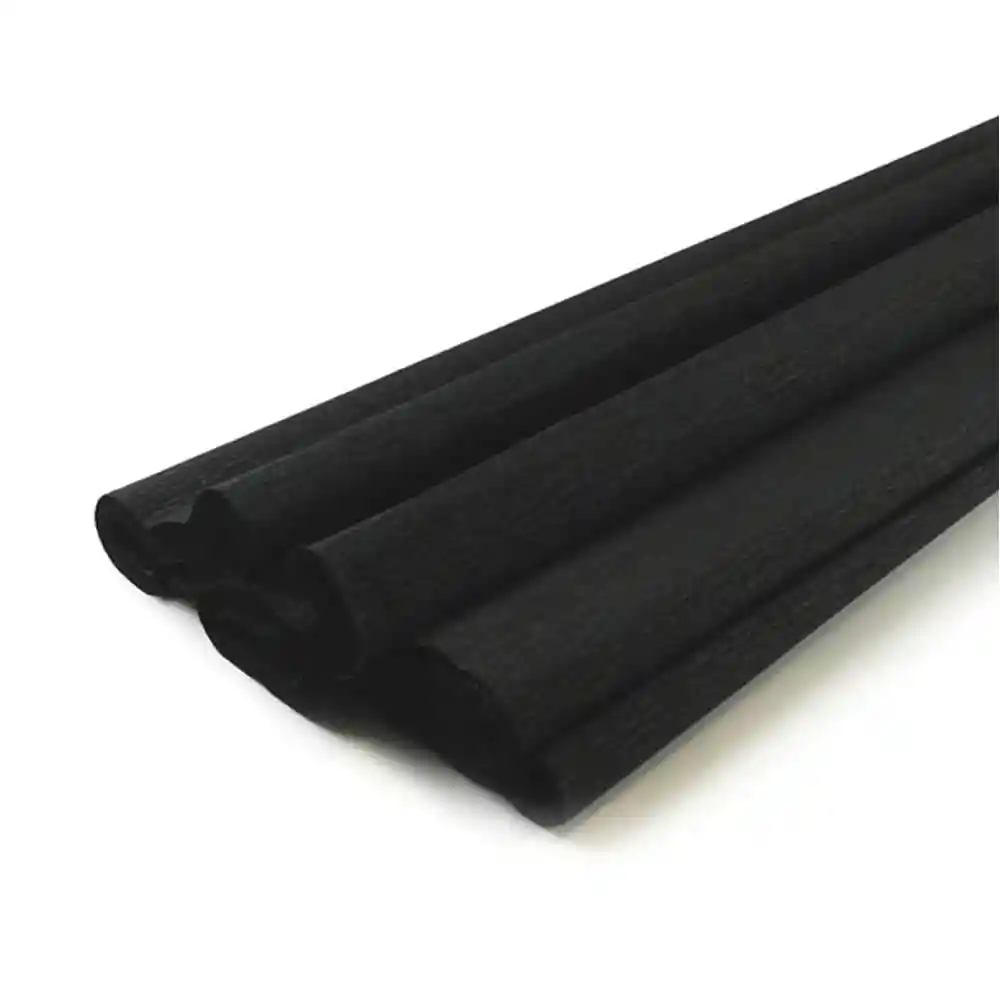 Papel Crepe Negro X 1