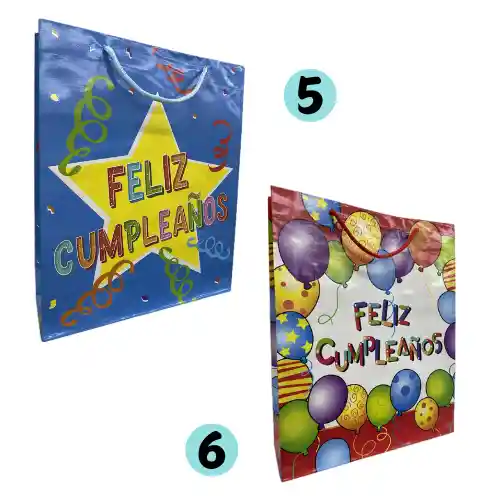 Bolsa Regalo Mediana Feliz Cumpleaños