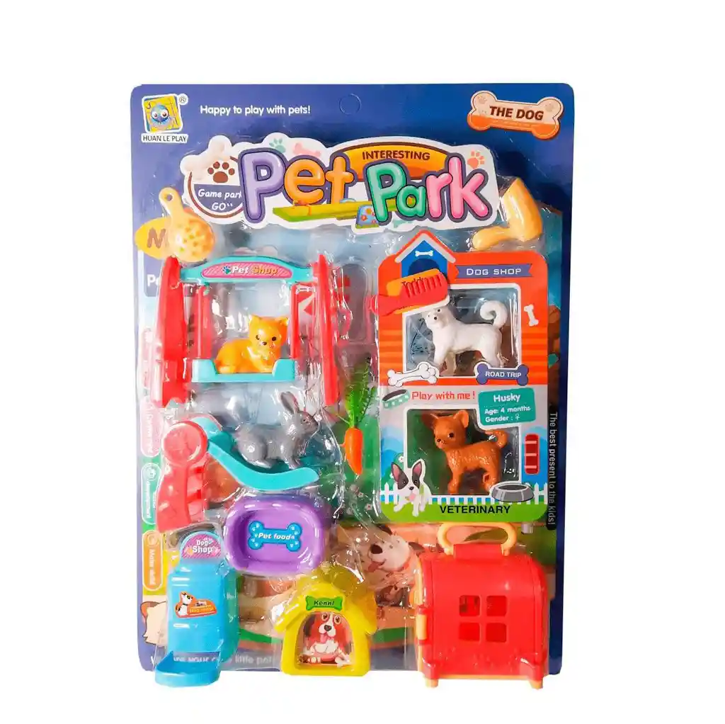 Juguete Set Animales Pet Park Blister Ref 666-56 P96