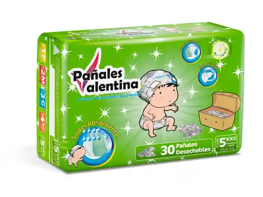 Pañal Valentina Etapa 5 X 30 Unidades