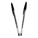 Esfero Bic Cristal Negro *2und